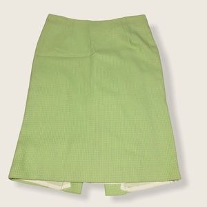 Tombolini Women’s Woven Pencil Skirt Green NWOT